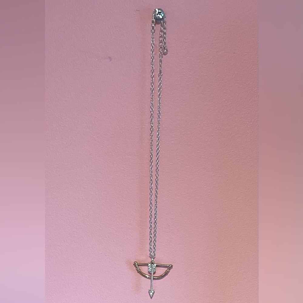 Claire's Bow & Arrow Necklace